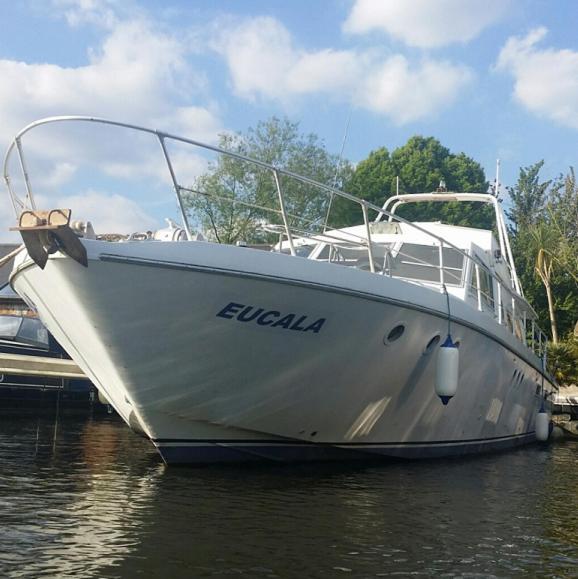 Eucala Motor Yacht East Molesey Exteriér fotografie